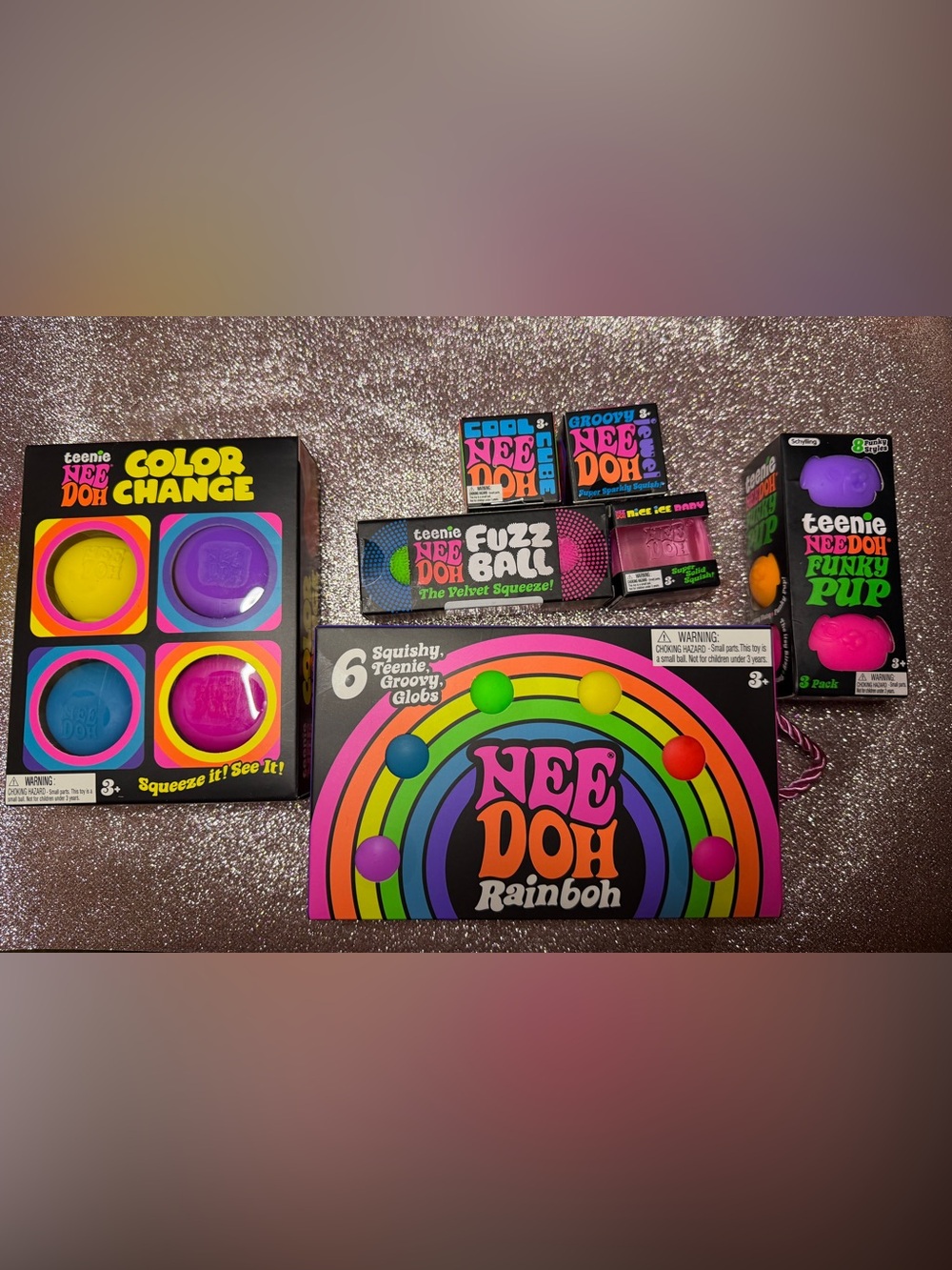 Schylling Needoh Teenie Lot 7pc